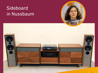 Die Gute Form 2024: Jonathan Meier, Sideboard in Nussbaum