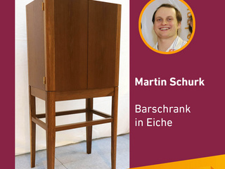 Die Gute Form 2024: Martin Schurk, Barschrank in Eiche