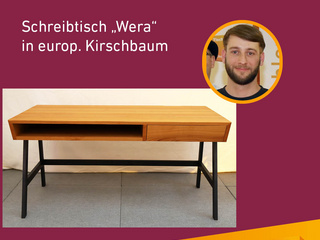 Martin Klaus Ludwih Oppel, Schreitisch "Wera" in europäischem Kirschbaum